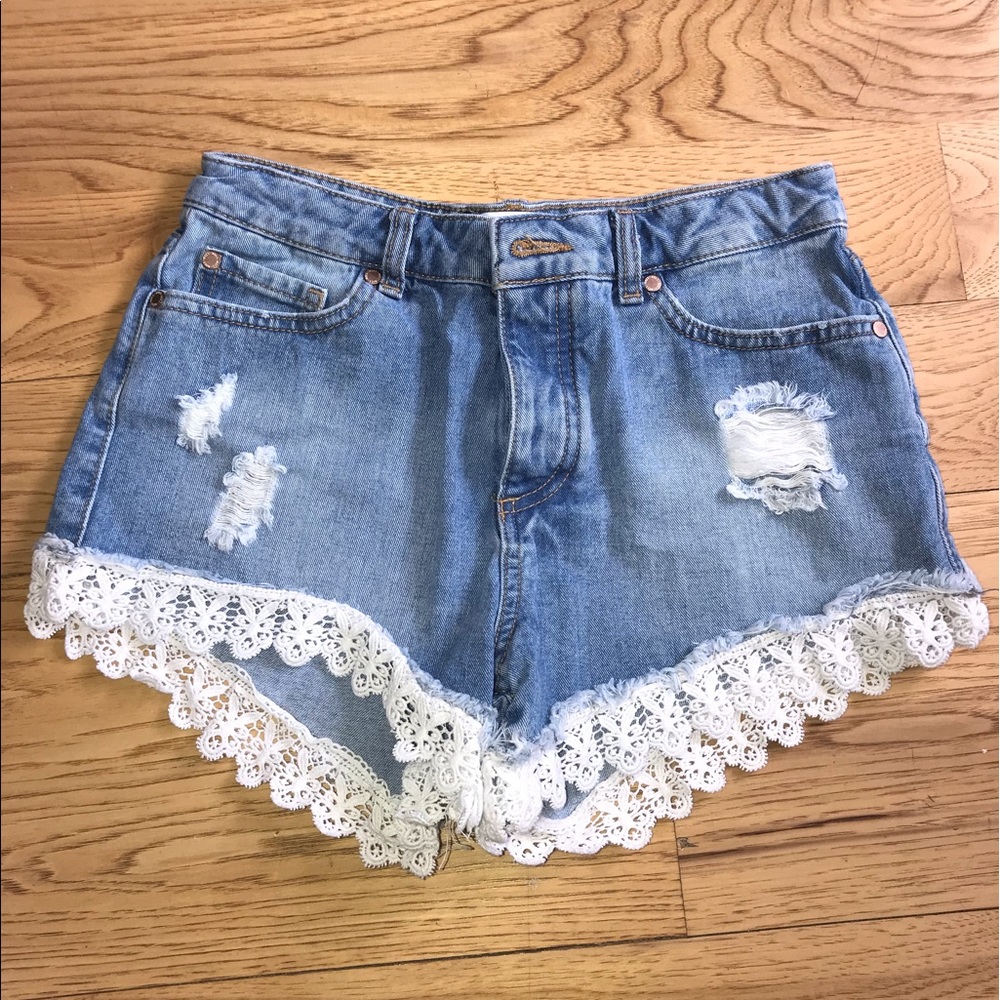 Miss Selfridge Denim Shorts